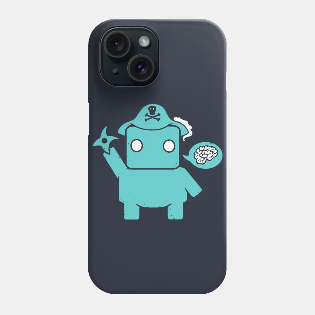 Ninja Pirate Robot Zombie Phone Case by Boots