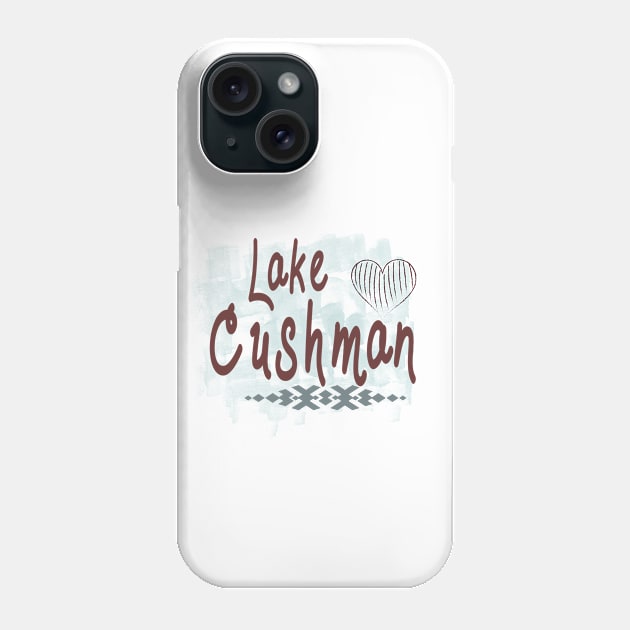 Lake Cushman Washington Phone Case by artsytee