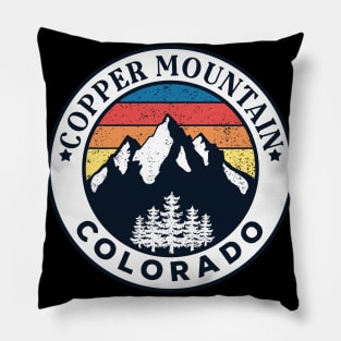 copper mountain colorado Pillow