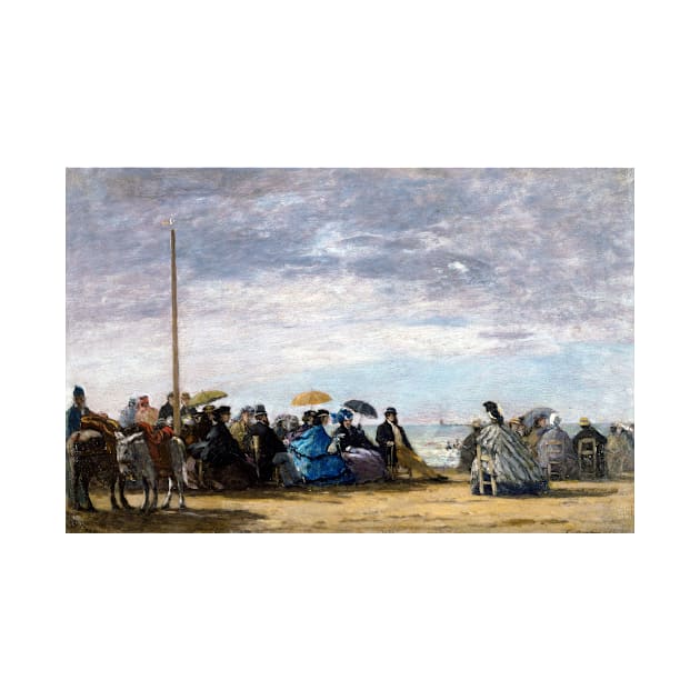 Eugene Boudin The Beach by pdpress