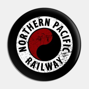 Distressed Northern Pacific Railway Pin