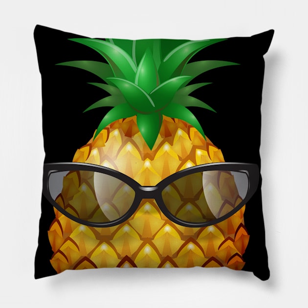 pineapple T-shirt Pillow by magdynstein