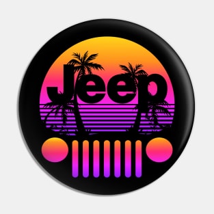 Retro Jeep Pin