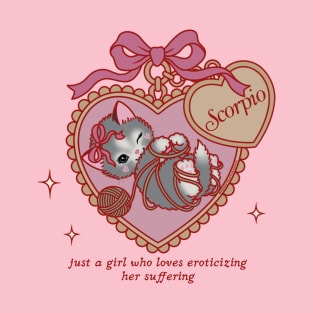 scorpio sassy vintage kitty T-Shirt