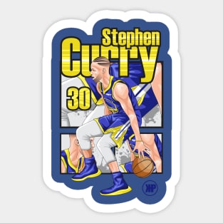 stephen curry portrait pop art  Sticker for Sale by dleston1995