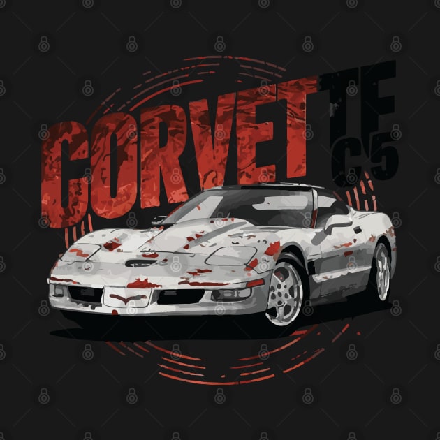 Chevrolet Corvette C5 Vintage Car by Cruise Dresses