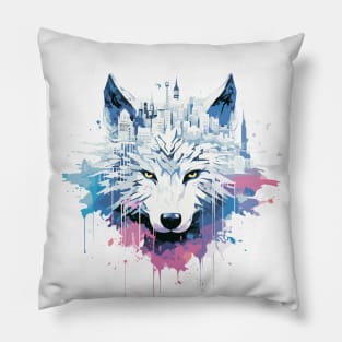Wolf Predator Animal Beauty Nature Wildlife Discovery Pillow