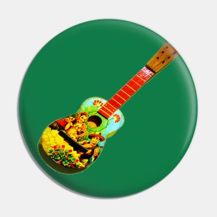 angled guitar Pin