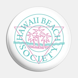 Hawaii Beach Society Beach Lover Shirt Pin