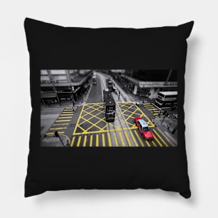 Lucky Number 7 - Hong Kong - Tram and Taxi Pillow