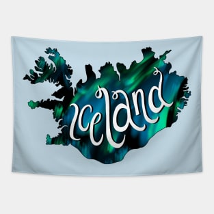 Iceland Northern Lights Tapestry