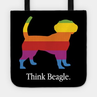 Think Beagle - Dog Lover Dogs Tote