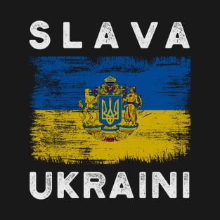 SLAVA UKRAINI GLORY TO UKRAINE SUPPORT UKRAINE PROTEST PUTIN T-Shirt