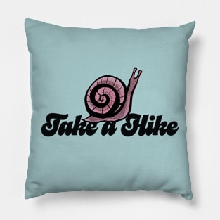 Take A Hike Snail Trail Pillow