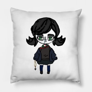 Agnes The Rosary Hacker (Anime Style) Pillow