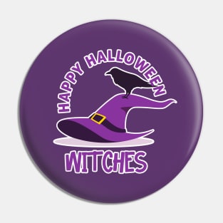 Happy halloween witches Pin