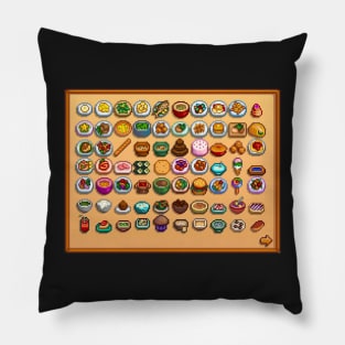 Stardew Valley Cooked Food Pillow