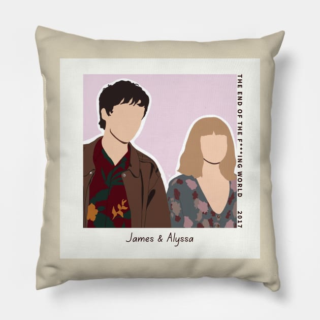 James and Alyssa The End of the F***ing World Pillow by jocela.png