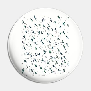 Migrating Birds Pin