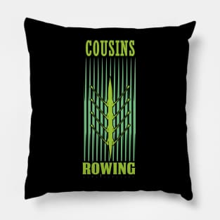 Cousins Rowing T-shirt Pillow