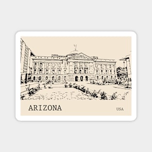 Arizona State USA Magnet