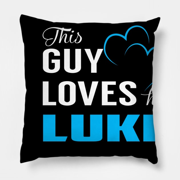 This Guy Loves His LUKE Pillow by MiLLin