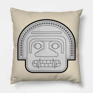 Colombian San Agustin pre columbus indigenous tribe based art Pillow