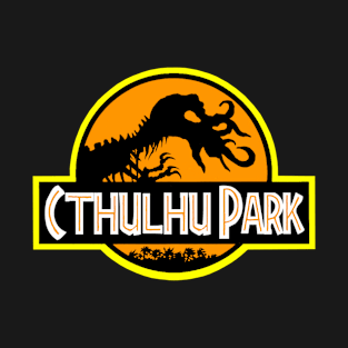 Cthulhu Park - Retro 90s Movie Parody (Orange Variant) T-Shirt