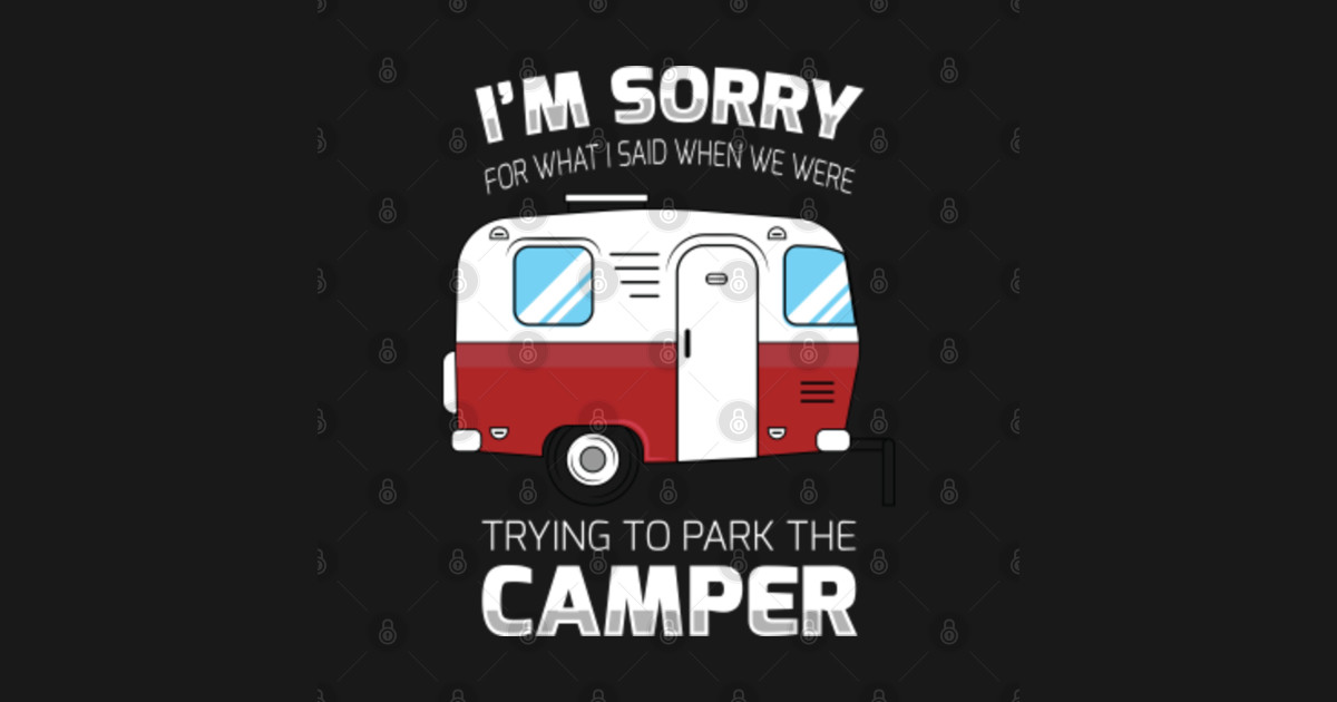 RV Life Camper Camping Gift Caravan Design Funny Funny Camping