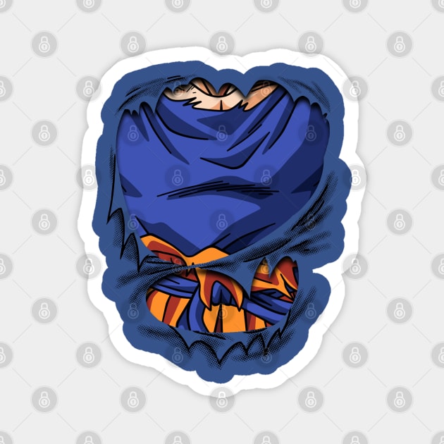 Goku Phase Three Chest Dragon ball Super Magnet by GeekCastle