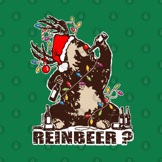 Bear, deer, drunken reinbeer? by NewSignCreation