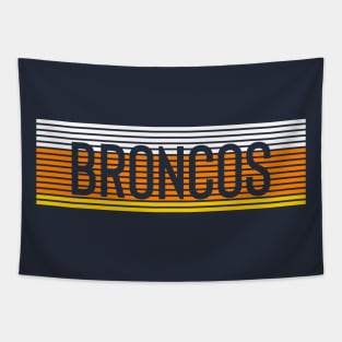 Broncos Stripes Tapestry