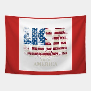 USA Made in America Tapestry