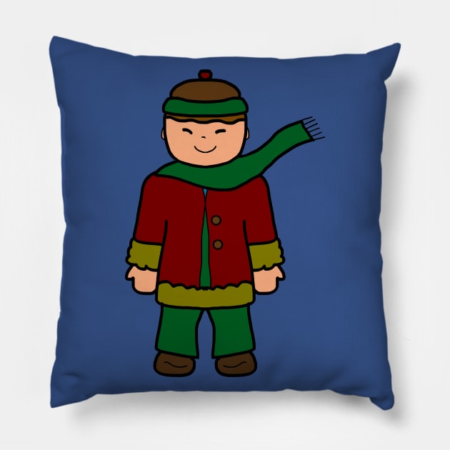 Christmas Boy Freezing Pillow by holidaystore