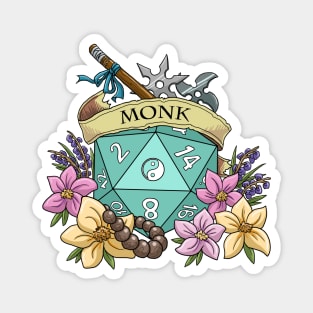 Dice Monk Magnet