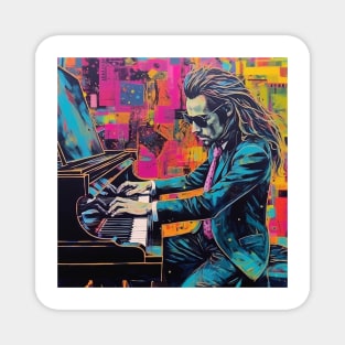 Piano Night Magnet