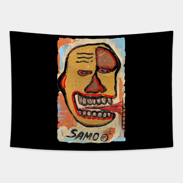 New York Samo T-Shirt 3 Tapestry by Sauher