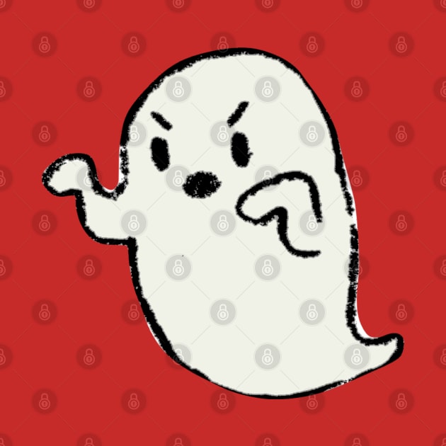 Cute spooky little ghost by mareescatharsis