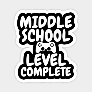 Middle School Level Complete Class Of 2020 Gift Magnet