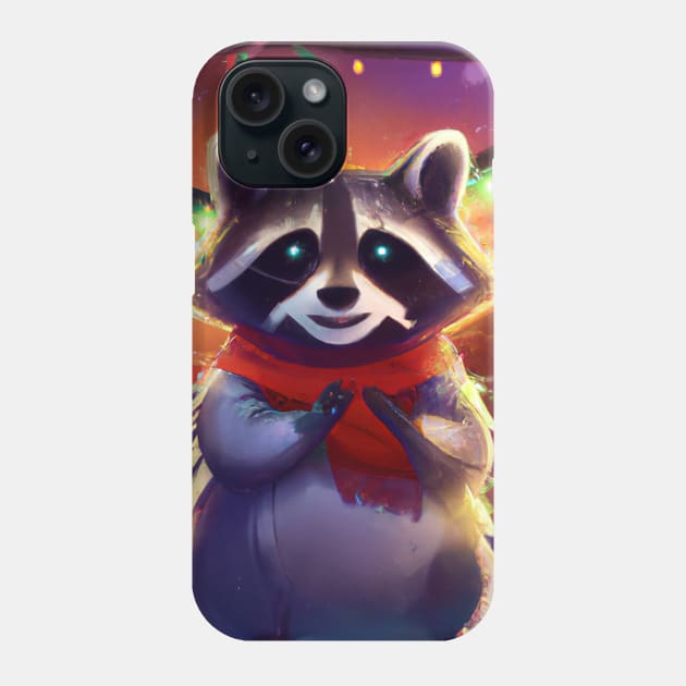 Cute Raccoon Phone Case by Play Zoo