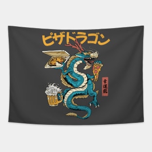 Pizza Dragon Tapestry