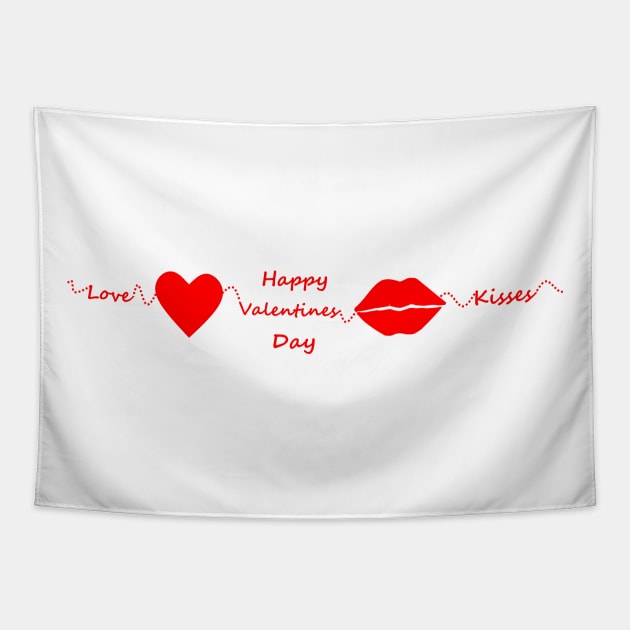 Love And Kisses Tapestry by SartorisArt1