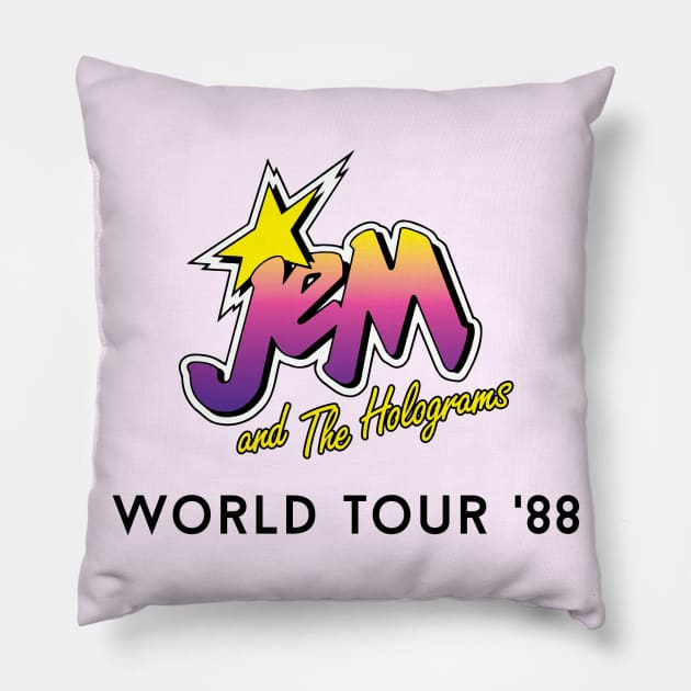 Jem World Tour '88 Pillow by demons