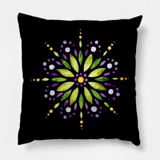 Mandala Love - Ivy Grape Pillow