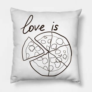 Love is ... pizza Pillow