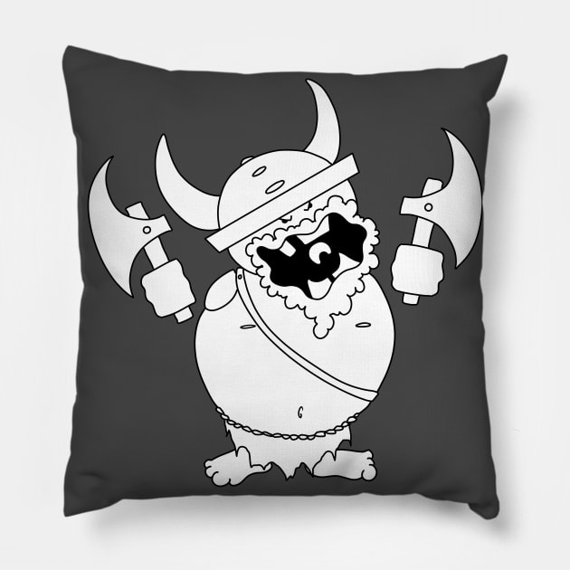 Ador-a-Barbarian Pillow by paintchips