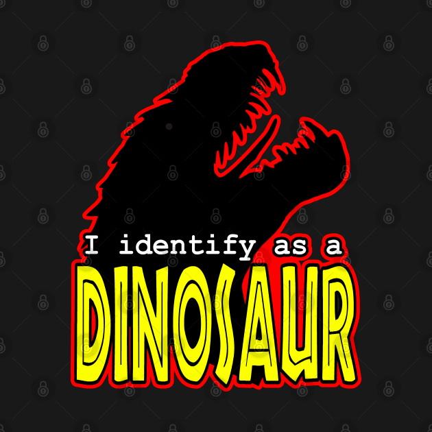 Identify As A Dinosaur Funny Tyrannosaurus Paleontology Sauropod by National Cryptid Society