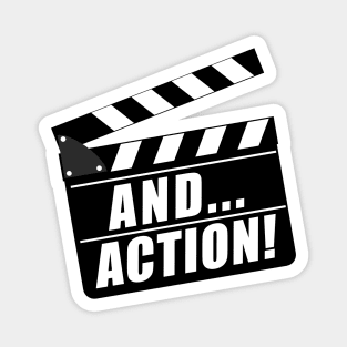 And... Action! Filmmaker Quote Magnet