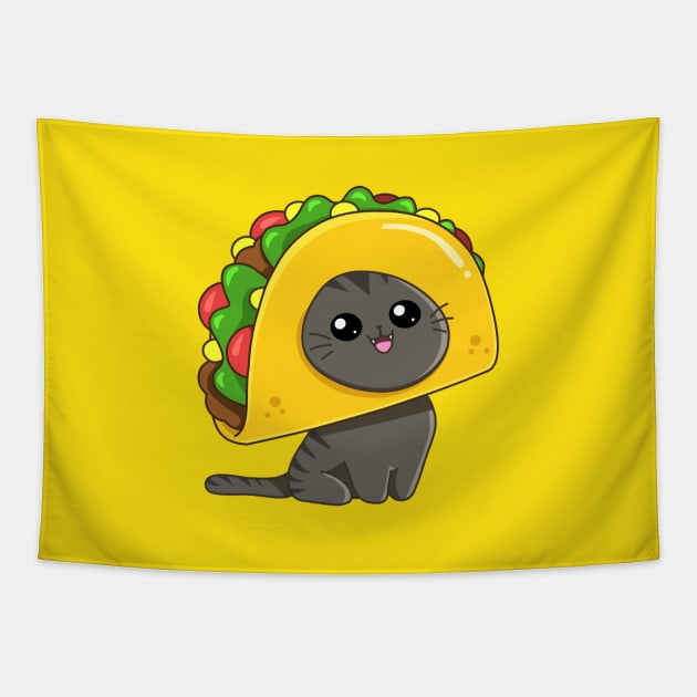 Taco Cato Tapestry by AnishaCreations