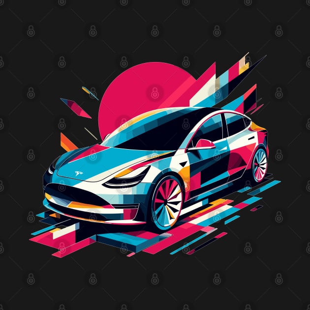 Tesla Model 3 by Vehicles-Art